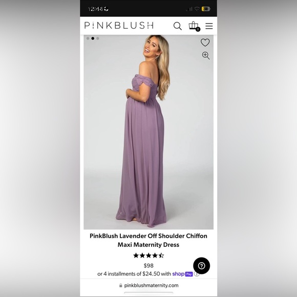 PinkBlush Maternity Dress - Picture 2 of 8